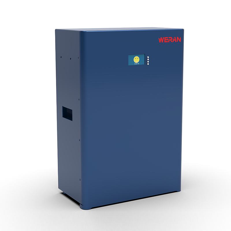 Batería LiFePO4 de pared WERAN WRL-48100WB de 51,2 V y 100 Ah (5,12 kWh) – IP65, 6000 ciclos, almacenamiento solar para el hogar al aire libre