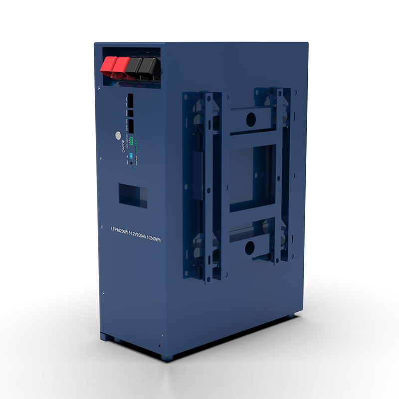 Batería LiFePO4 de pared WERAN WRL-48100WB de 51,2 V y 100 Ah (5,12 kWh) – IP65, 6000 ciclos, almacenamiento solar para el hogar al aire libre