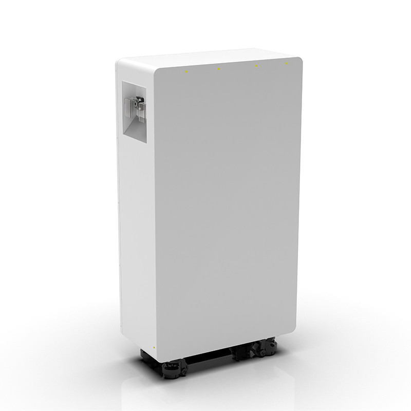 Batería LiFePO4 WERAN WRL-48200UW de 51,2 V y 200 Ah (10,24 kWh) – IP65 con ruedas / montaje en pared, almacenamiento solar apilable de 48 V