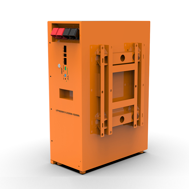 Batería LiFePO4 de pared WERAN WRL-48200WO de 51,2 V y 200 Ah (10,24 kWh) – IP65, ESS residencial de alta capacidad