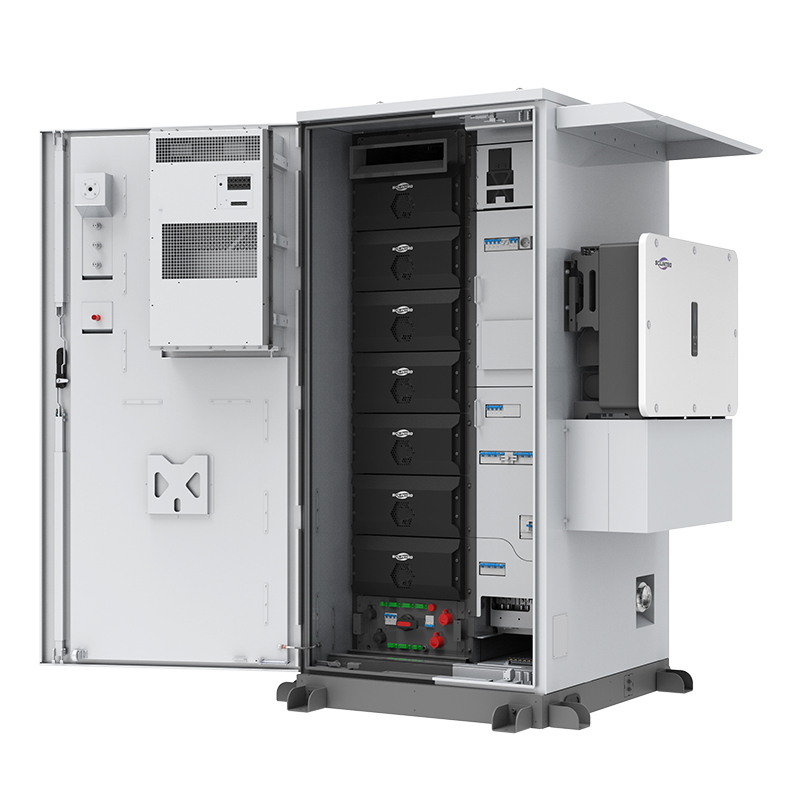 Gabinete de almacenamiento de energía C&I todo en uno WERAN PTH 25-50kW 64,3-112,5kWh - Sistema de almacenamiento solar integrado con inversor híbrido